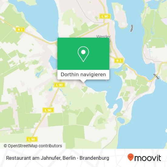 Restaurant am Jahnufer, Jahnufer 41 Karte