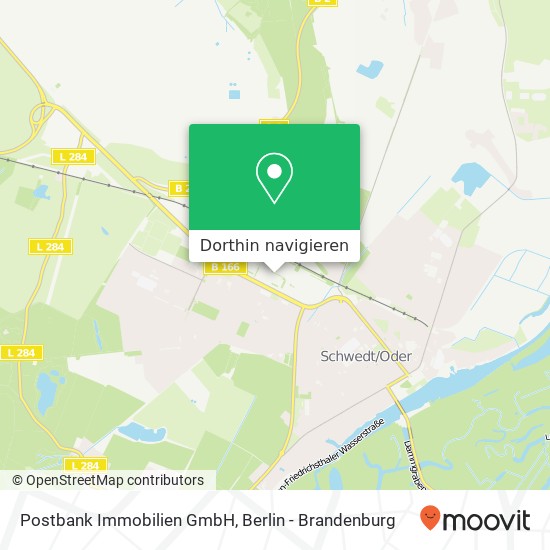 Postbank Immobilien GmbH, Ringstraße 15 Karte