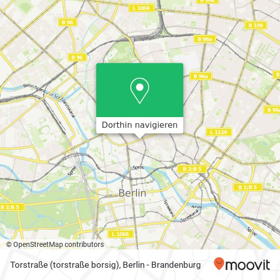 Torstraße (torstraße borsig), Mitte, 10115 Berlin Karte