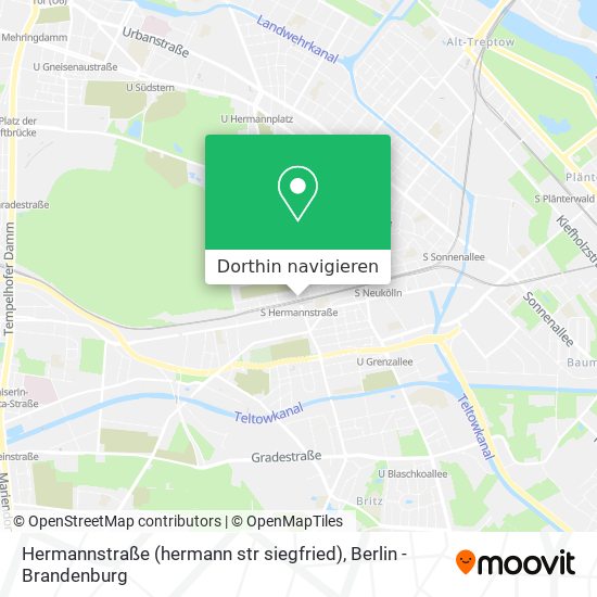 Hermannstraße (hermann str siegfried) Karte