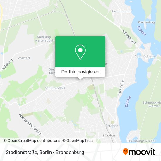 Stadionstraße Karte