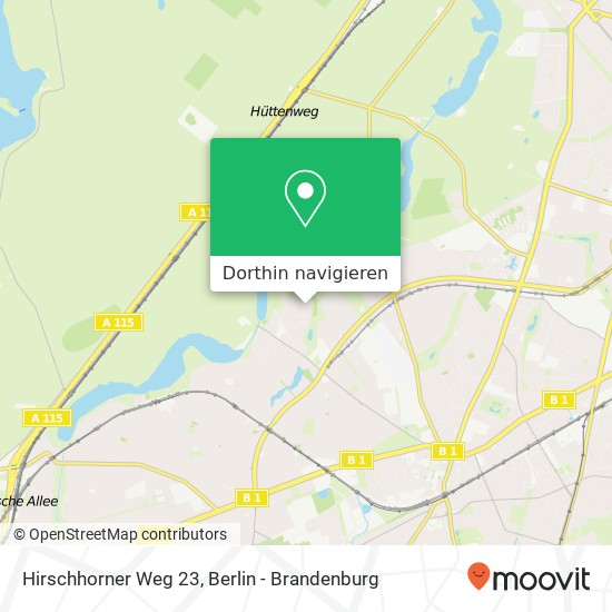 Hirschhorner Weg 23, Zehlendorf, 14163 Berlin Karte