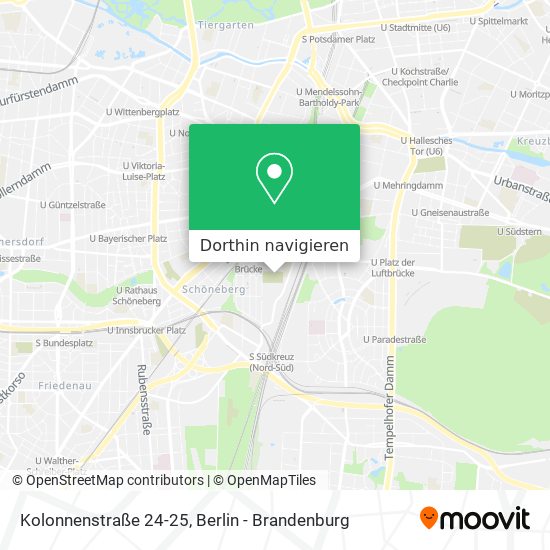 Kolonnenstraße 24-25 Karte