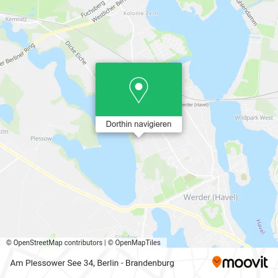 Am Plessower See 34 Karte