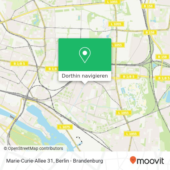 Marie-Curie-Allee 31, Friedrichsfelde, 10315 Berlin Karte