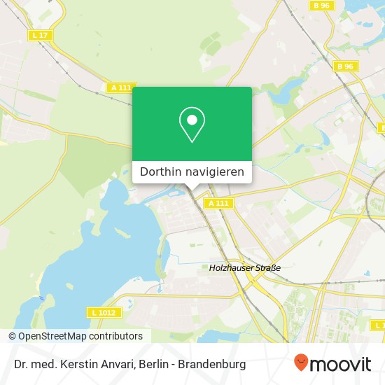 Dr. med. Kerstin Anvari, Schloßstraße 26 Karte