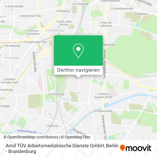Amd TÜV Arbeitsmedizinische Dienste GmbH Karte