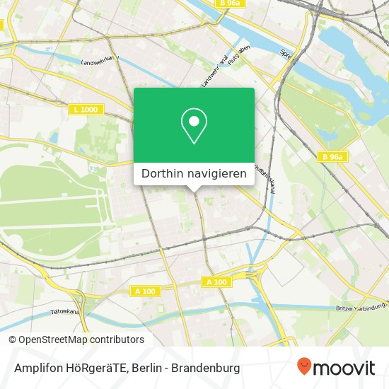 Amplifon HöRgeräTE, Karl-Marx-Straße 158 Karte