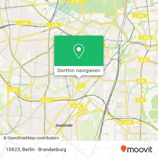 10823, 10823 Berlin, Deutschland Karte