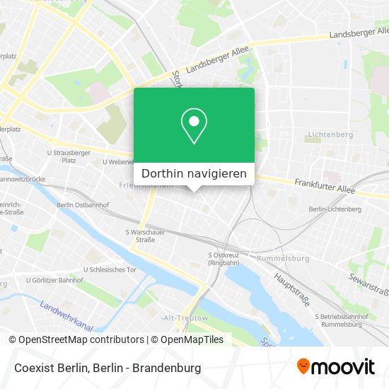 Coexist Berlin Karte