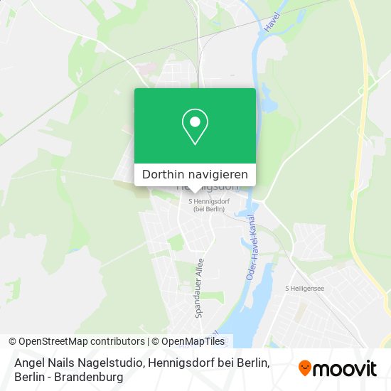 Angel Nails Nagelstudio, Hennigsdorf bei Berlin Karte