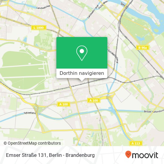 Emser Straße 131, Neukölln, 12051 Berlin Karte