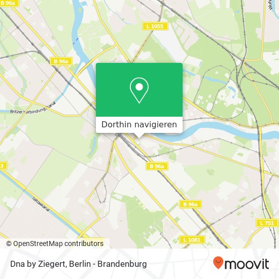 Dna by Ziegert, Britzer Straße Karte