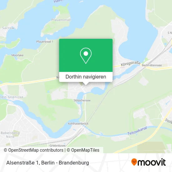 Alsenstraße 1 Karte