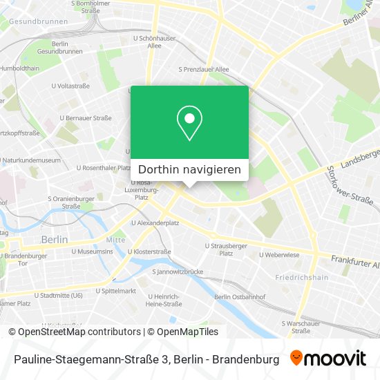 Pauline-Staegemann-Straße 3 Karte
