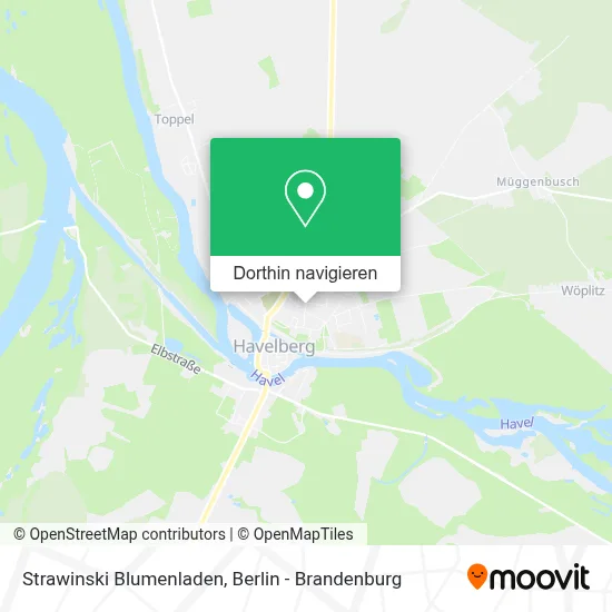 Strawinski Blumenladen Karte