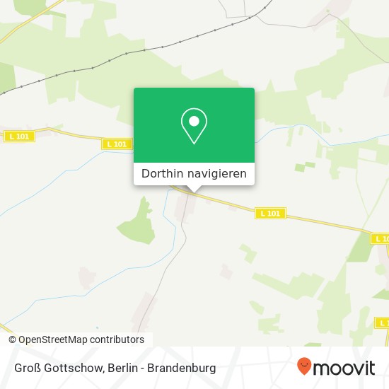 Groß Gottschow Karte