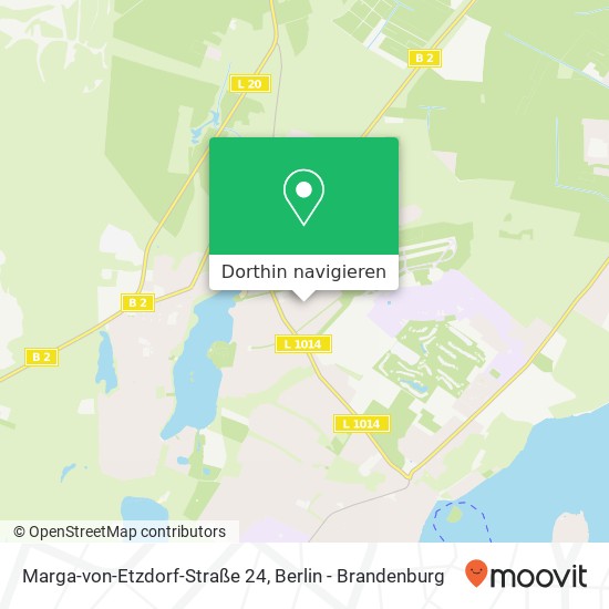 Marga-von-Etzdorf-Straße 24, Kladow, 14089 Berlin Karte