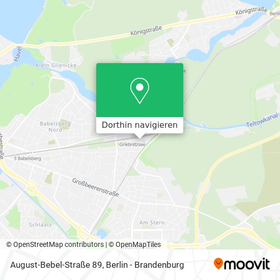 August-Bebel-Straße 89 Karte
