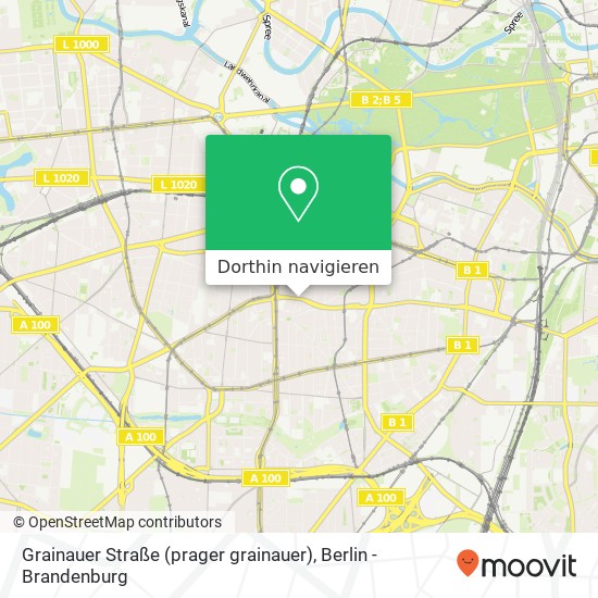 Grainauer Straße (prager grainauer), Wilmersdorf, 10779 Berlin Karte