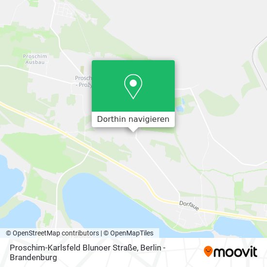 Proschim-Karlsfeld Blunoer Straße Karte