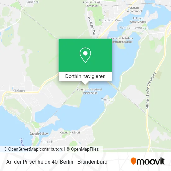 An der Pirschheide 40 Karte