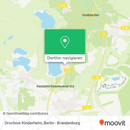 Drochow Kinderheim Karte