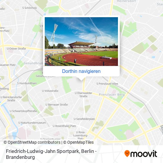 Friedrich-Ludwig-Jahn Sportpark Karte