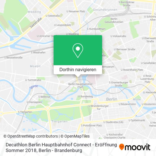 Decathlon Berlin Hauptbahnhof Connect - EröFfnung Sommer 2018 Karte