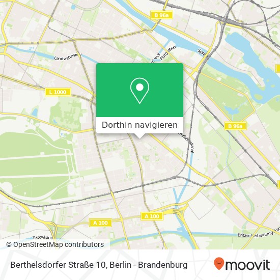 Berthelsdorfer Straße 10, Berthelsdorfer Str. 10, 12043 Berlin, Deutschland Karte