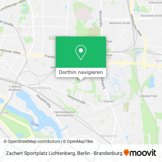 Zachert Sportplatz Lichtenberg Karte