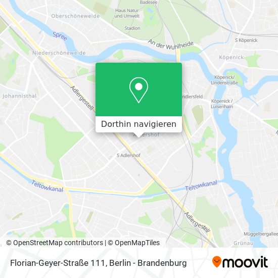 Florian-Geyer-Straße 111 Karte