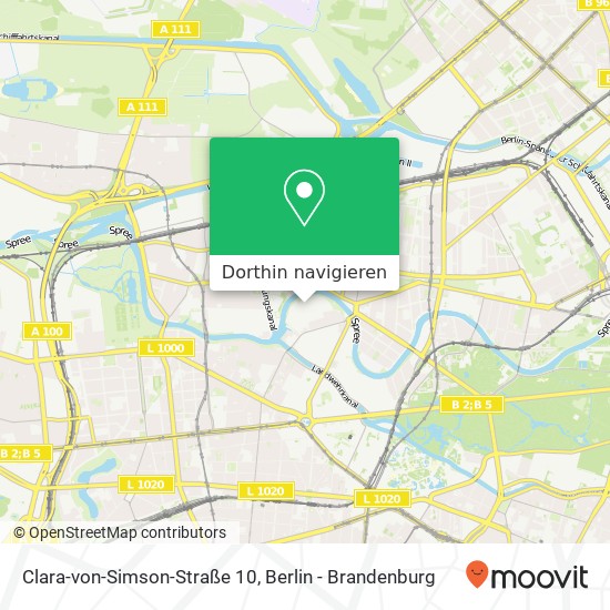 Clara-von-Simson-Straße 10, Charlottenburg, 10587 Berlin Karte