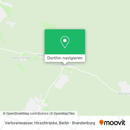 Verlorenwasser, Hirschtränke Karte