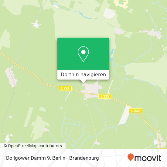 Dollgower Damm 9, Schulzendorf, 16775 Sonnenberg Karte