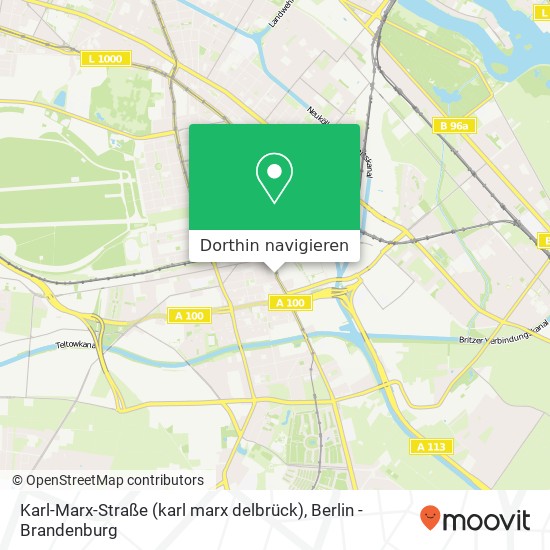 Karl-Marx-Straße (karl marx delbrück), Neukölln, 12051 Berlin Karte