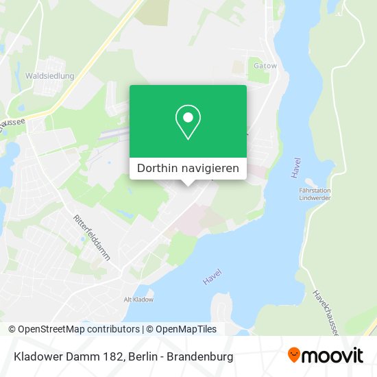 Kladower Damm 182 Karte