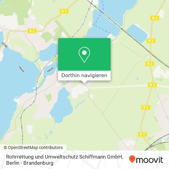 Rohrrettung und Umweltschutz Schiffmann GmbH Karte