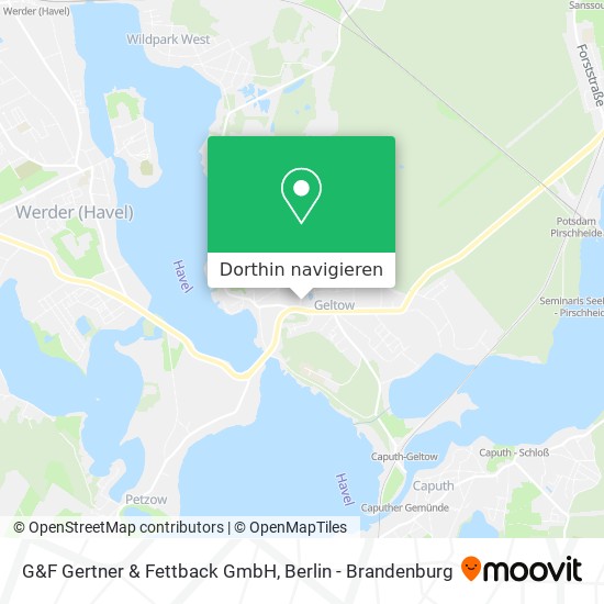 G&F Gertner & Fettback GmbH Karte