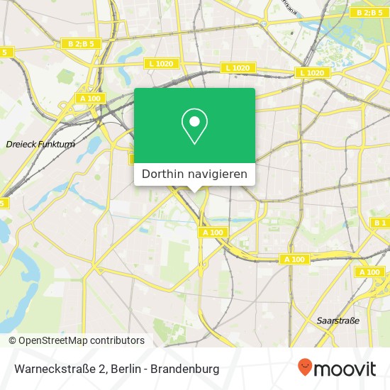 Warneckstraße 2, Wilmersdorf, 10713 Berlin Karte