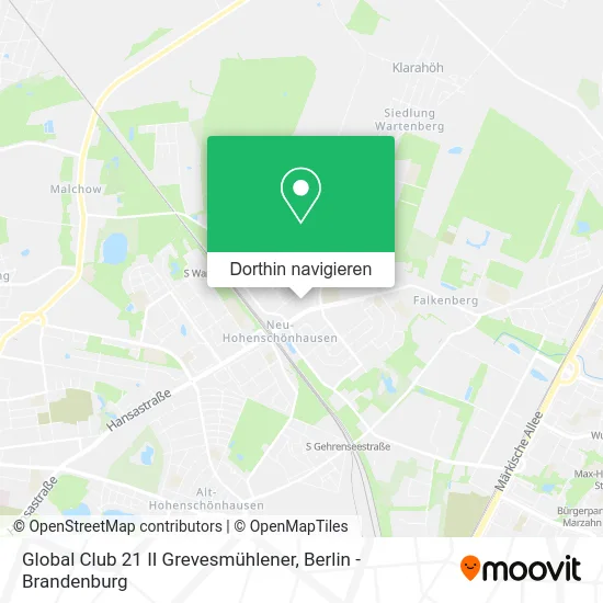 Global Club 21 II Grevesmühlener Karte