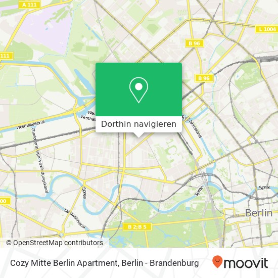 Cozy Mitte Berlin Apartment, Stendaler Straße 18B Karte