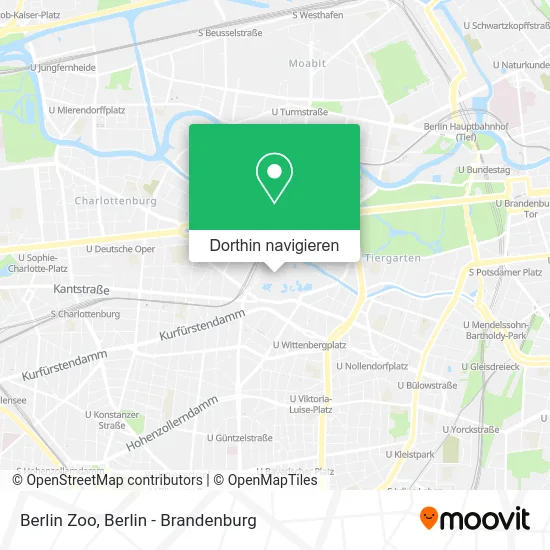Berlin Zoo Karte