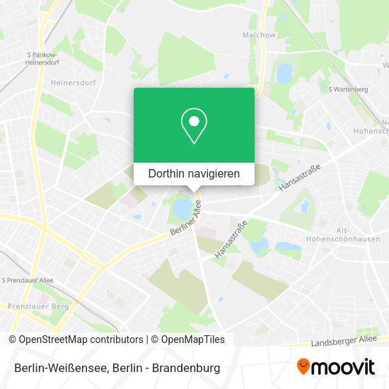 Berlin-Weißensee Karte