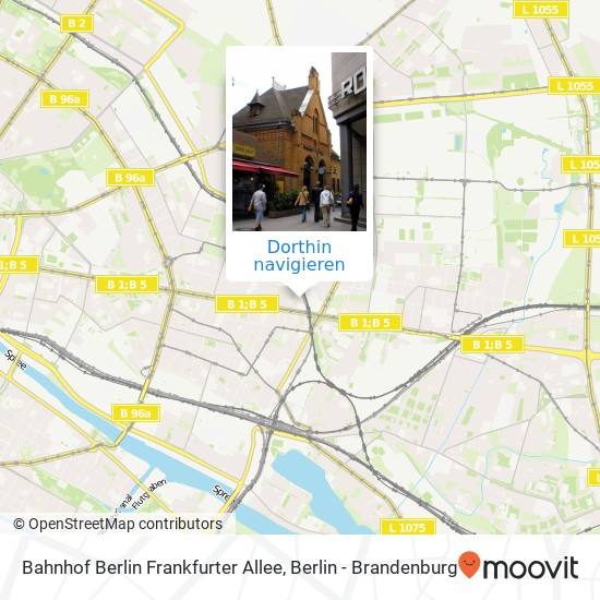 Bahnhof Berlin Frankfurter Allee Karte