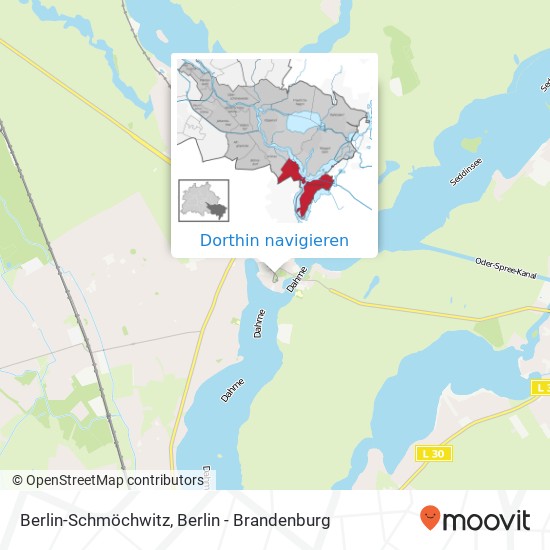 Berlin-Schmöchwitz Karte