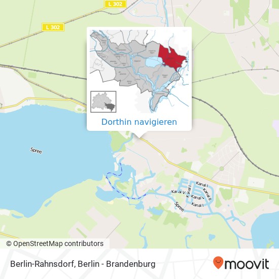 Berlin-Rahnsdorf Karte