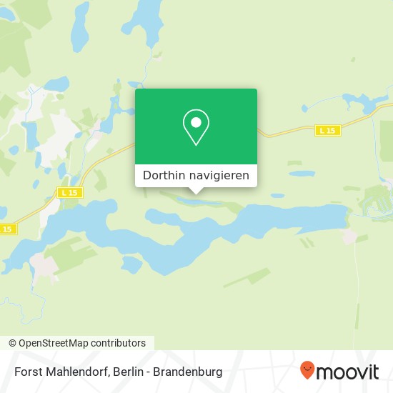 Forst Mahlendorf Karte