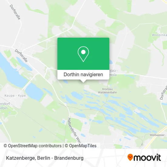 Katzenberge Karte