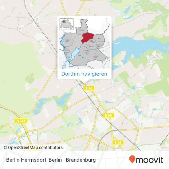 Berlin-Hermsdorf Karte